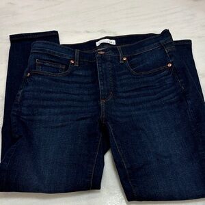 Loft-skinny crop- Dark Wash Straight Leg -28/6